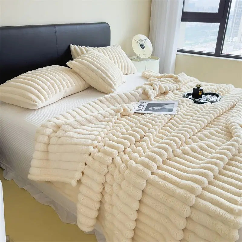 Soft Rabbit Plush Blanket