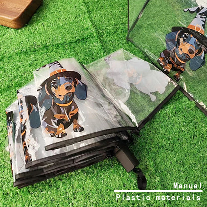 Mini Transparent Cherry Blossom Umbrella