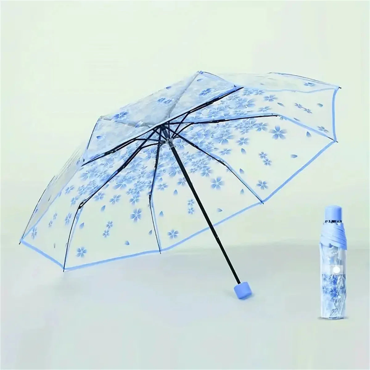Mini Transparent Cherry Blossom Umbrella