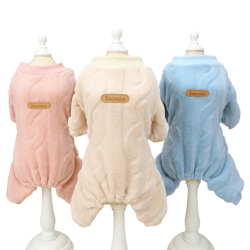 Warm Fleece Dog Pajamas