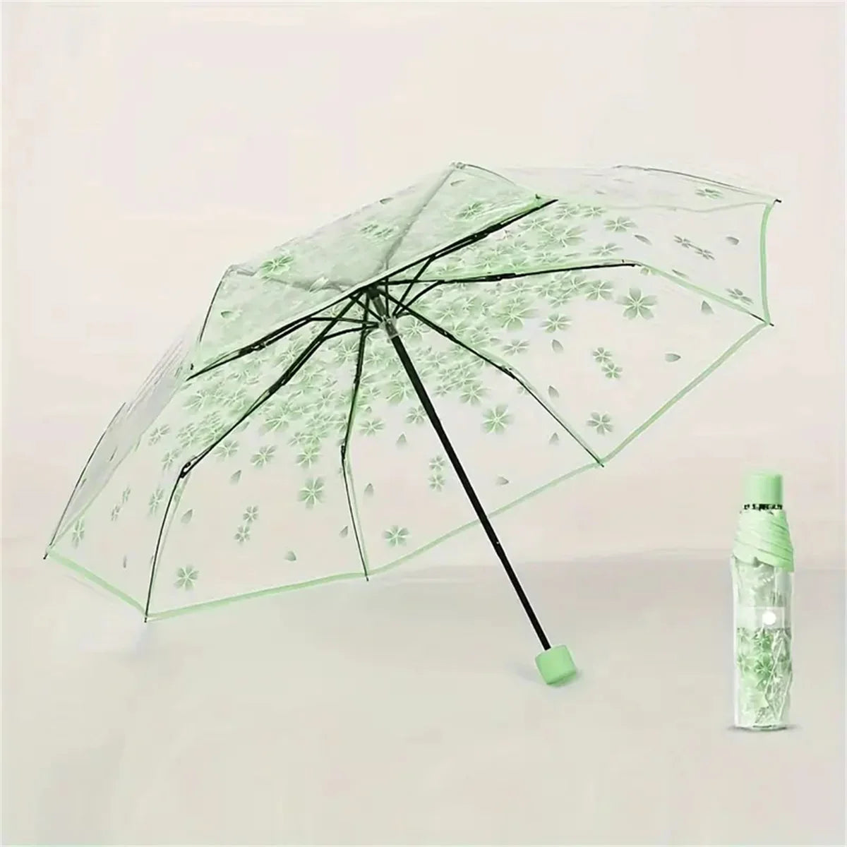 Mini Transparent Cherry Blossom Umbrella