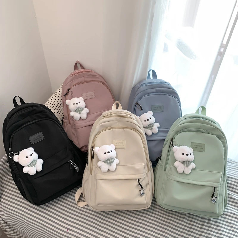 Trendy Waterproof College Backpack