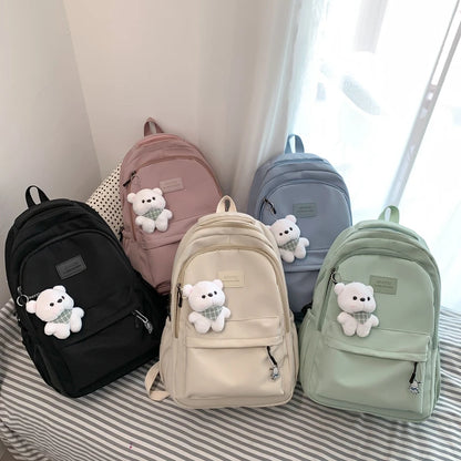 Trendy Waterproof College Backpack