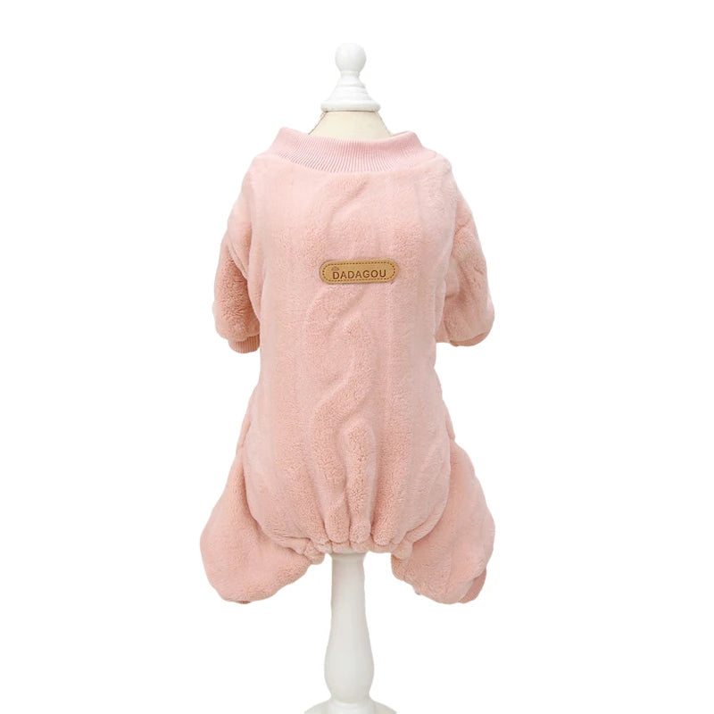 Warm Fleece Dog Pajamas