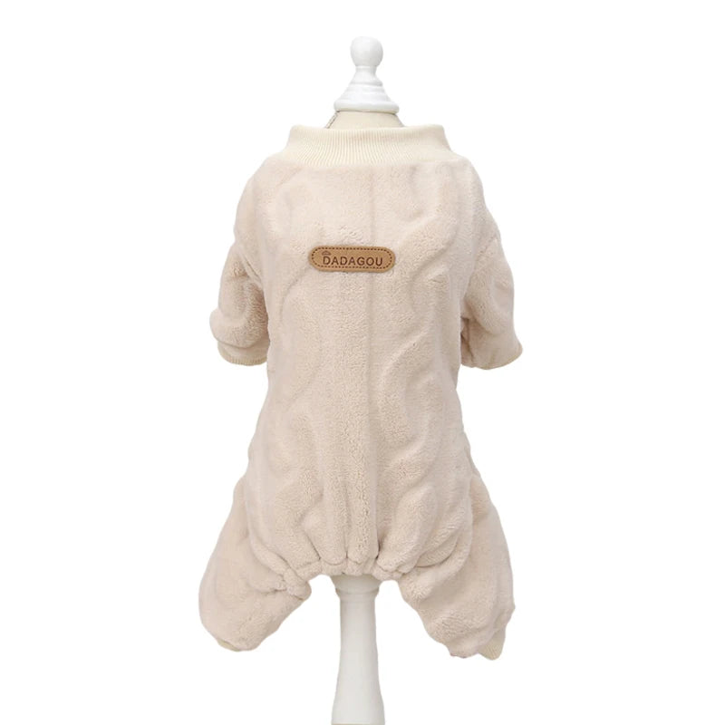 Warm Fleece Dog Pajamas