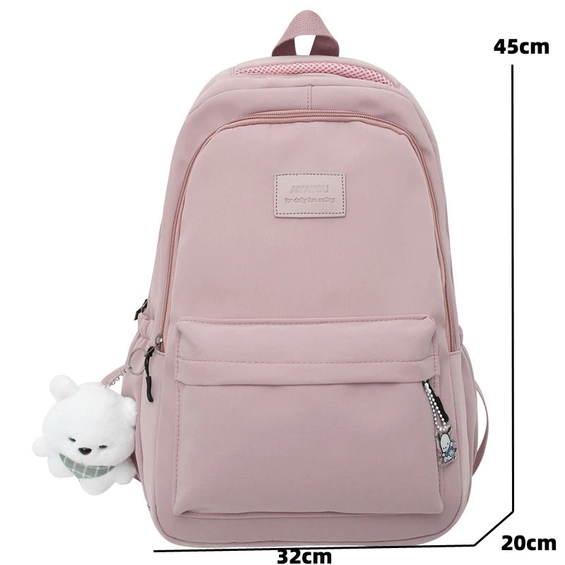 Trendy Waterproof College Backpack