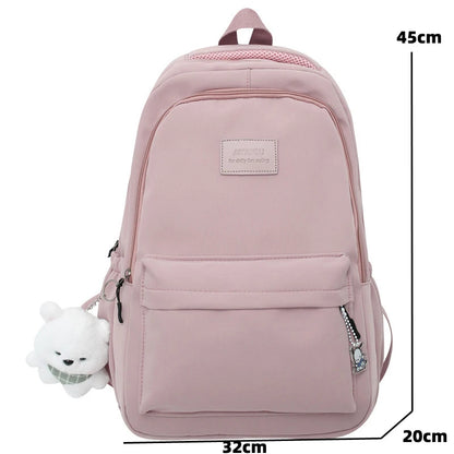 Trendy Waterproof College Backpack