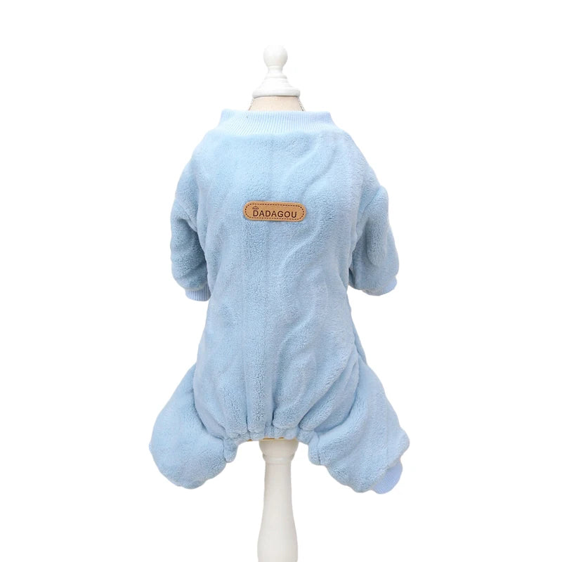 Warm Fleece Dog Pajamas