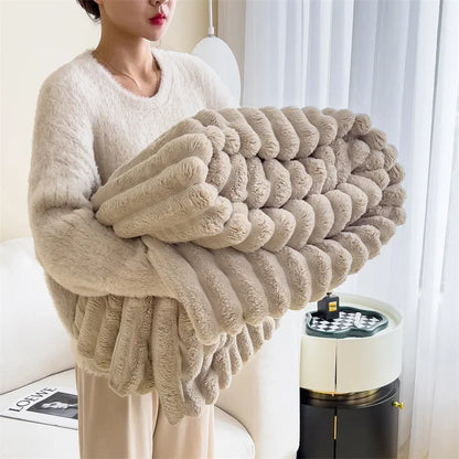 Soft Rabbit Plush Blanket